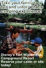 Disney's Fort Wilderness Campground and Resort Reservations